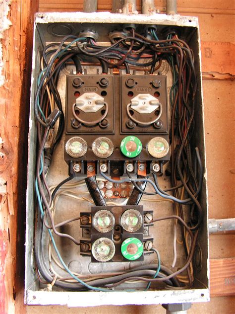 electrical panel box old 50s|obsolete service boxes typically have.